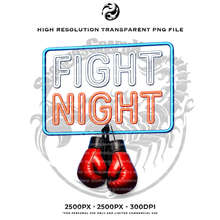 Load image into Gallery viewer, Fight Night PNG