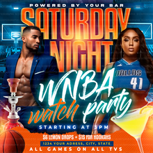 Load image into Gallery viewer, WNBA Watch Party Flyer