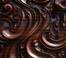 Load image into Gallery viewer, Chocolate Swirls Tumbler Wrap