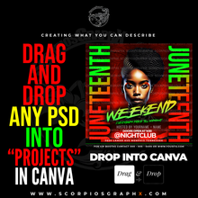 Load image into Gallery viewer, Ladies Night Flyer Template