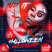 Load image into Gallery viewer, IT Halloween Party Flyer