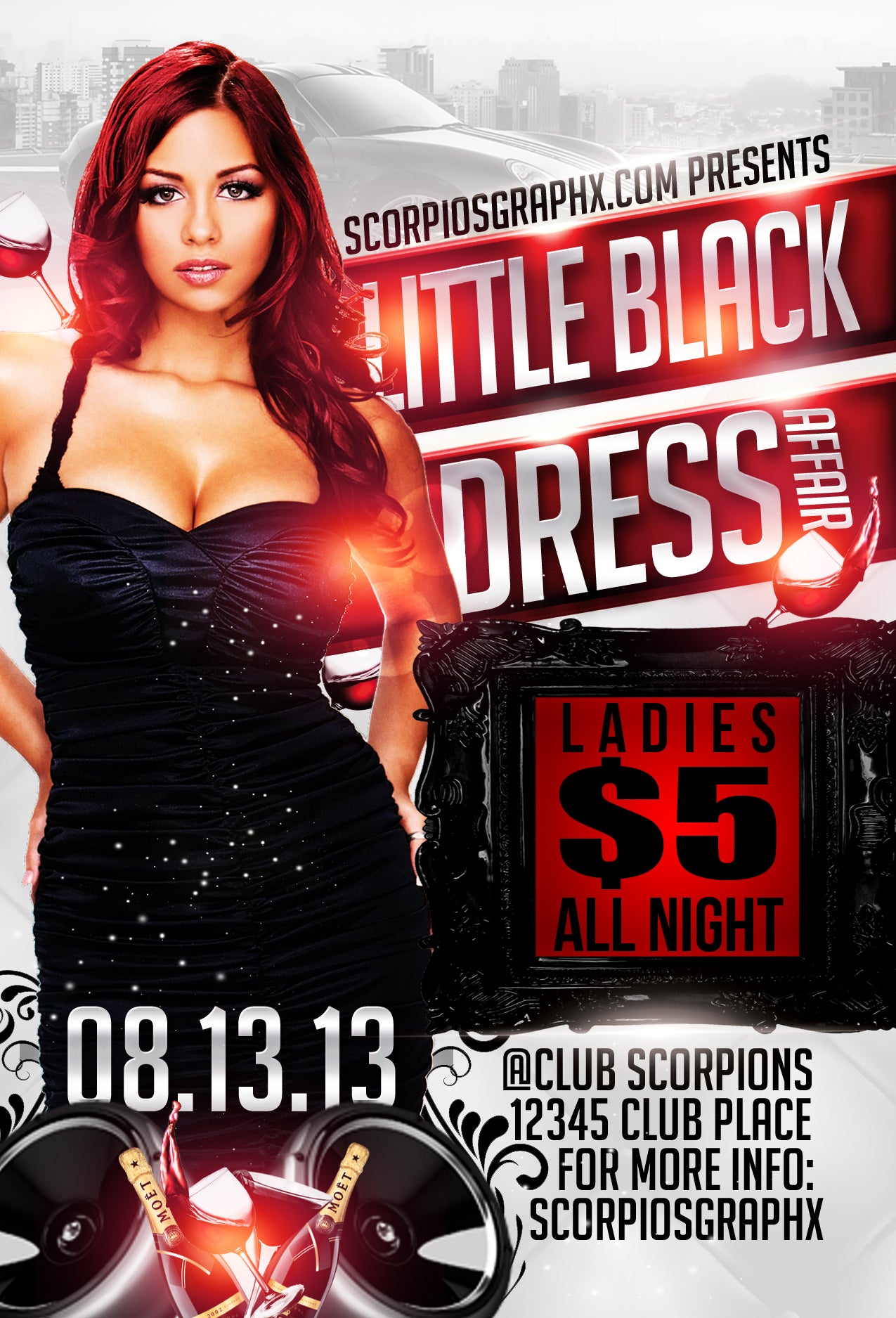 little black dress template iThinksew - Patterns and More