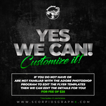 Load image into Gallery viewer, MLK Weekend Flyer Template