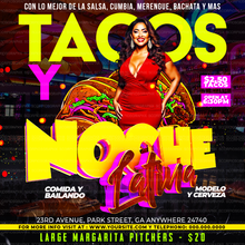 Load image into Gallery viewer, Noche Latina Flyer Template