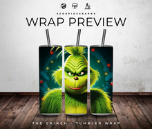Load image into Gallery viewer, The Grinch PNG | Sublimation | Tumbler Wrap Design | Digital Download