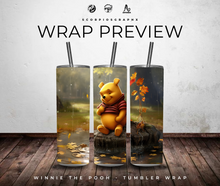 Load image into Gallery viewer, Winnie the Pooh PNG | Sublimation | Tumbler Wrap Design | Digital Download