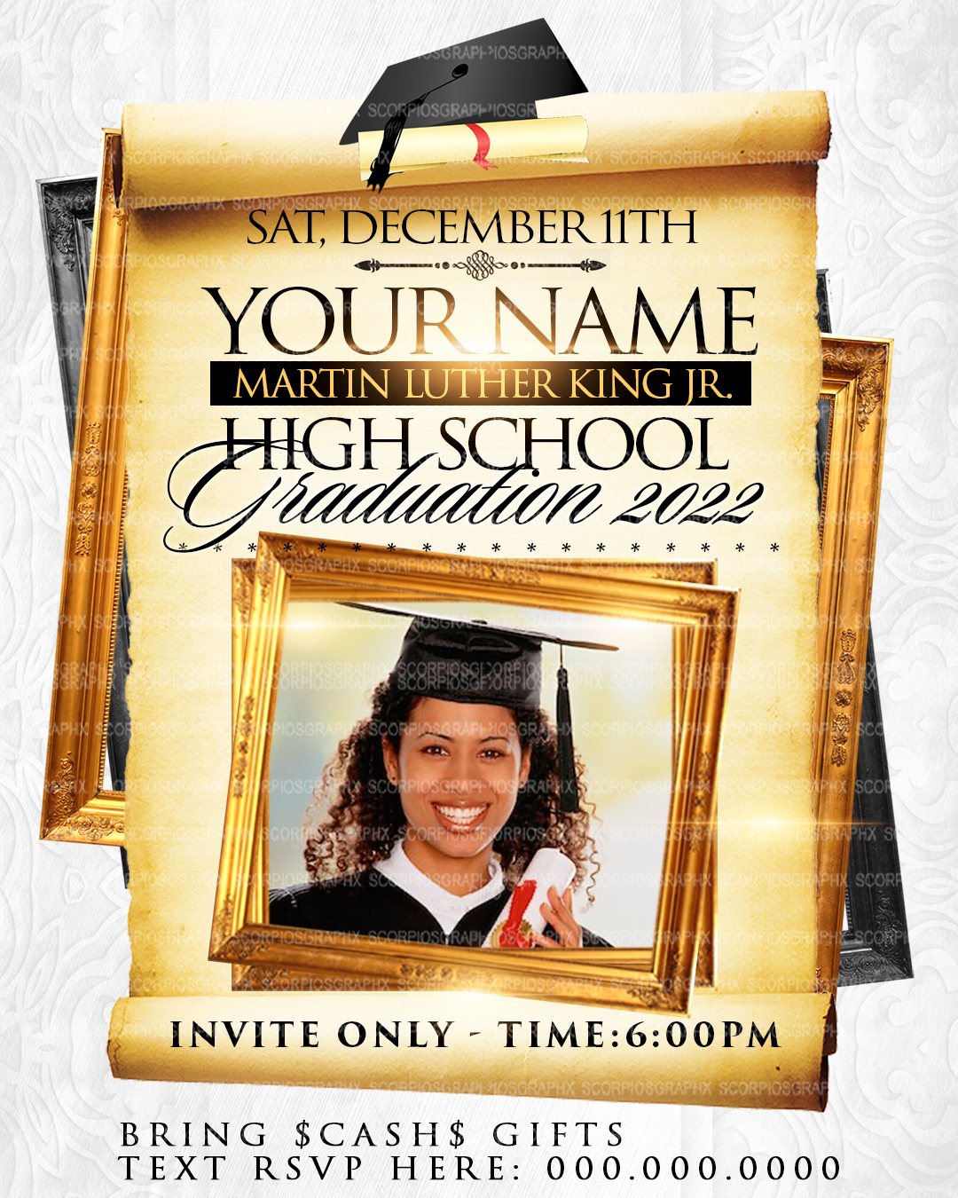 Graduation Flyer Template