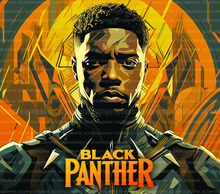 Load image into Gallery viewer, Black Panther PNG | Sublimation | Tumbler Wrap Design | Digital Download
