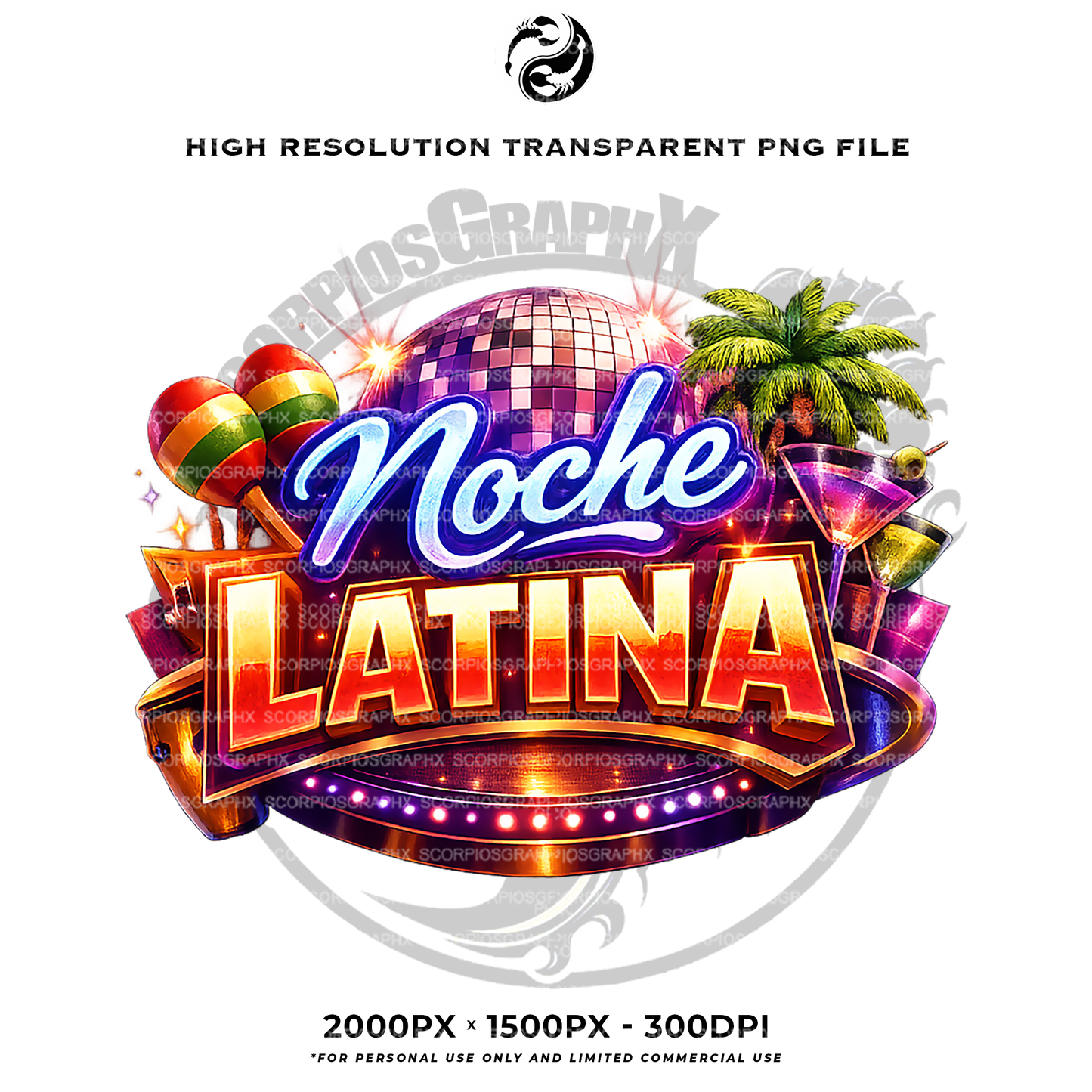 Noche Latina PNG