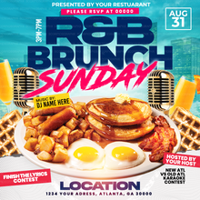 Load image into Gallery viewer, RnB Brunch Flyer

