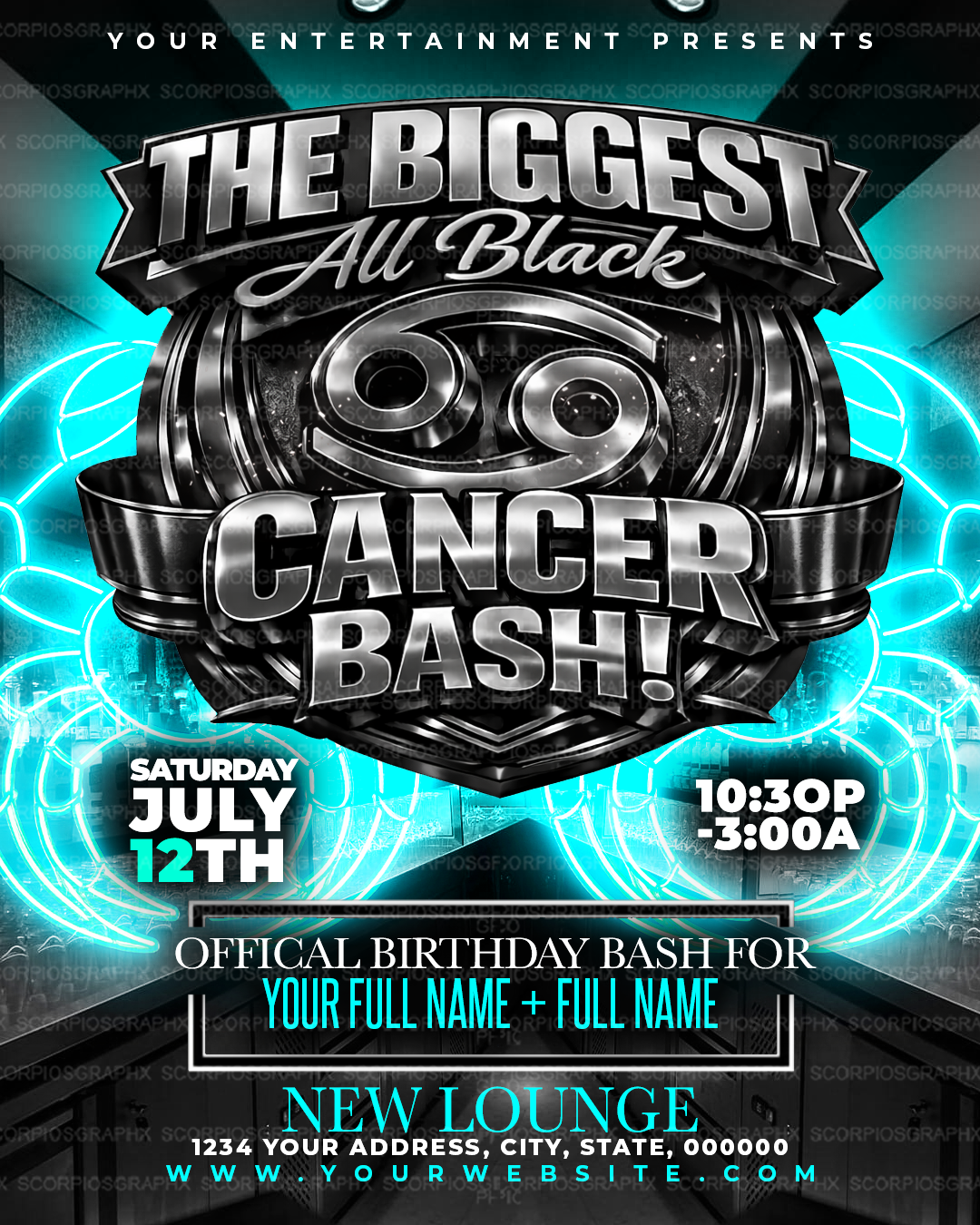 Cancer Bash Flyer