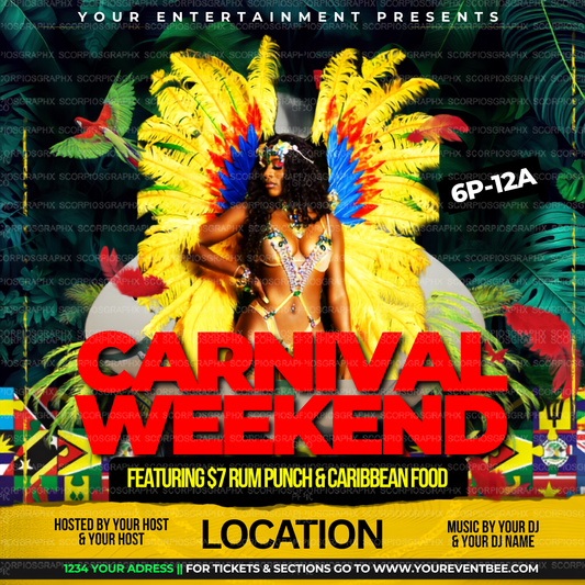 Carnival Weekend Flyer