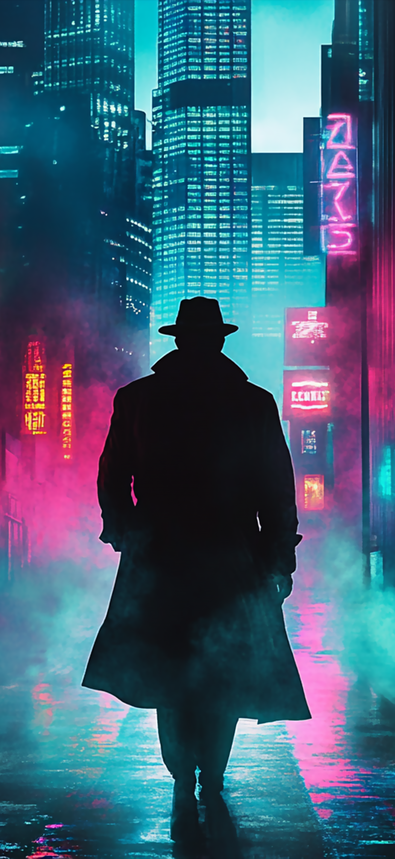 Lonely City iphone Wallpaper