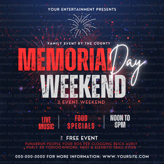 Memorial Day Template
