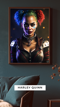 Load image into Gallery viewer, Brown Skinned Harley Quinn V4 - Printable Wall Art
