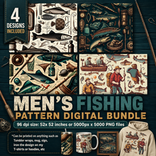 Load image into Gallery viewer, Mens Fishing Pattern Bundle
