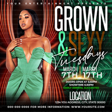Load image into Gallery viewer, Sexy Tuesdays Flyer Template
