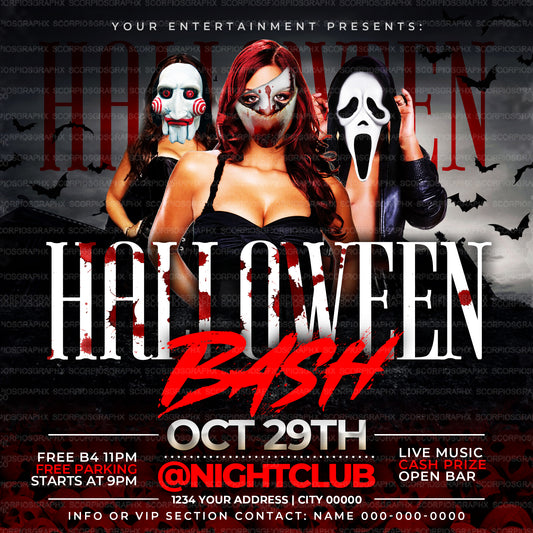 Halloween Bash Flyer Template