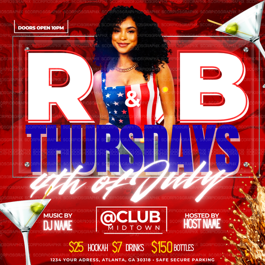 R&B July 4th Flyer