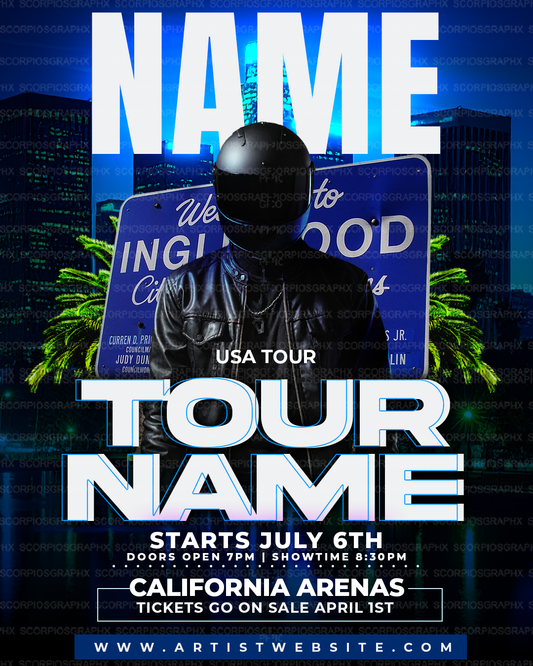 Music Tour Flyer Template
