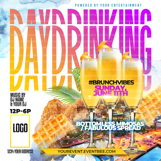 Day Party Flyer Template