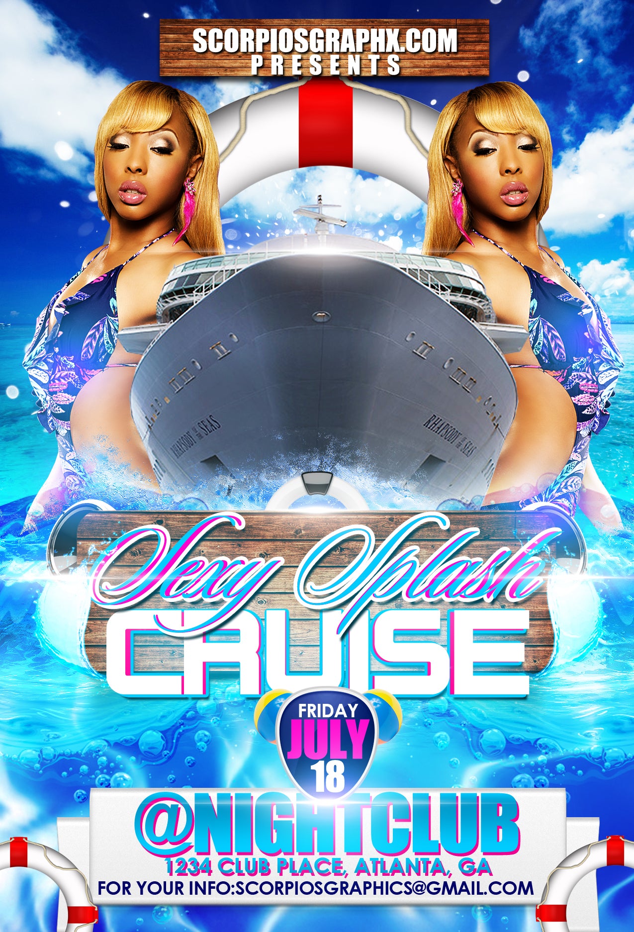 Cruise V1 Flyer Template