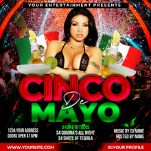 Load image into Gallery viewer, Cinco de Mayo Flyer Template
