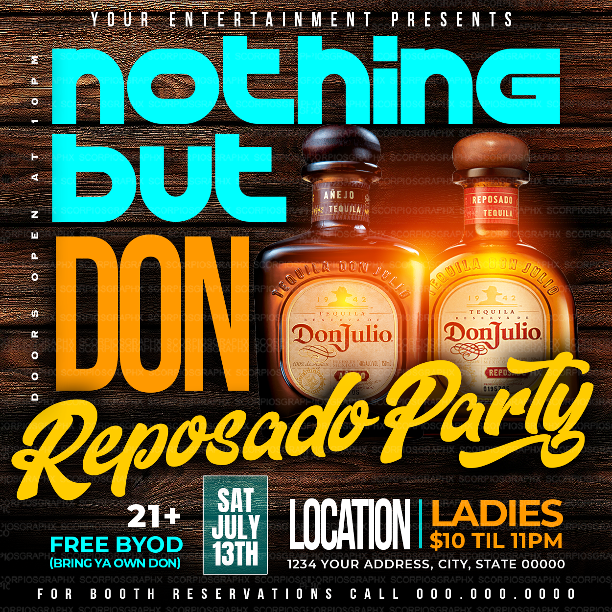 Nothing but Don Flyer Template
