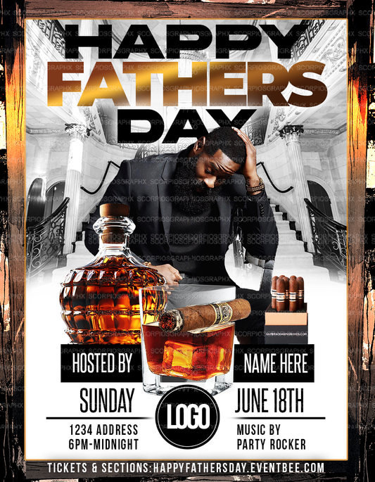 Fathers Day Flyer Template