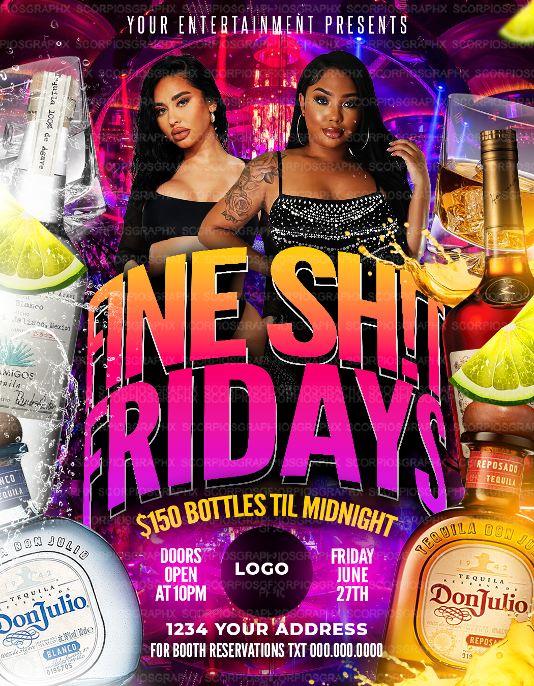 Fine Fridays Flyer
