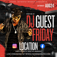 Load image into Gallery viewer, Guest DJ Canva Template
