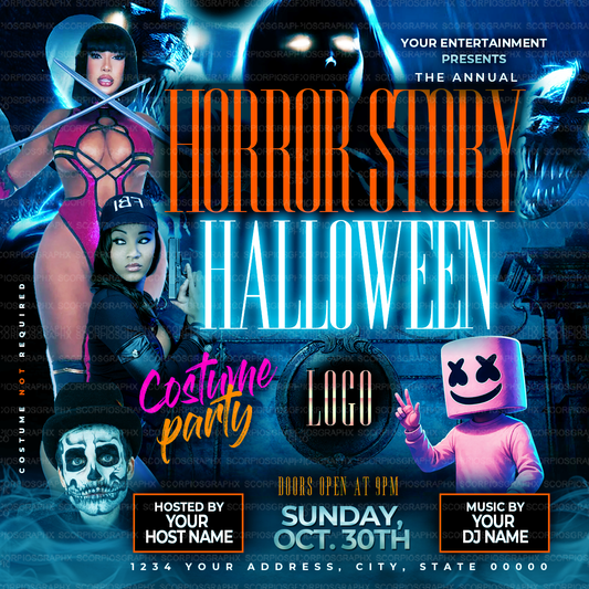Horror Halloween Flyer