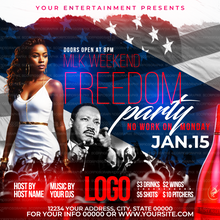 Load image into Gallery viewer, MLK Weekend Flyer Template
