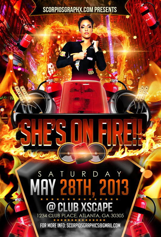 Hot Flyer Template