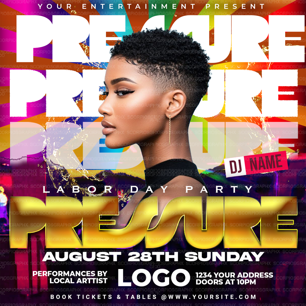 Day Party Flyer
