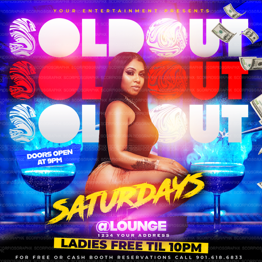 Soldout Saturdays Flyer Template
