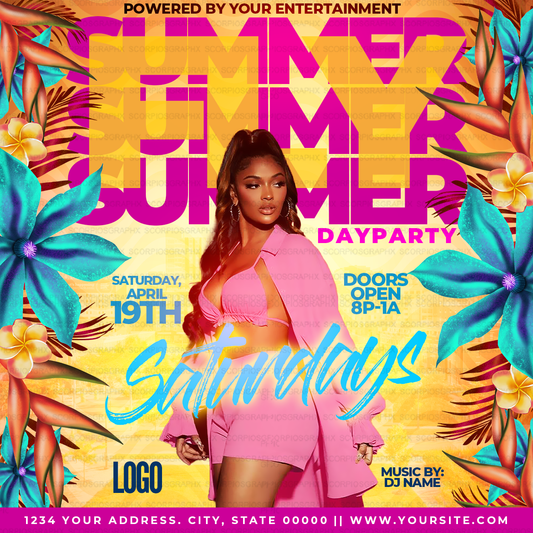 Summer Flyer Template