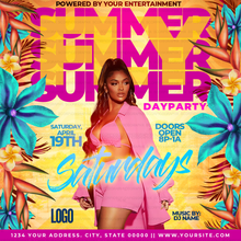 Load image into Gallery viewer, Summer Flyer Template
