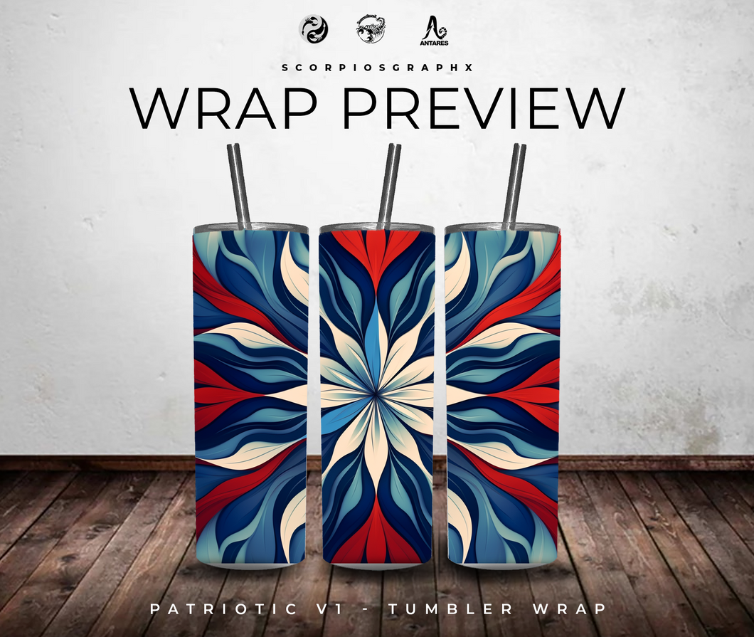 Patriotic PNG | Sublimation | Tumbler Wrap Design | Digital Download