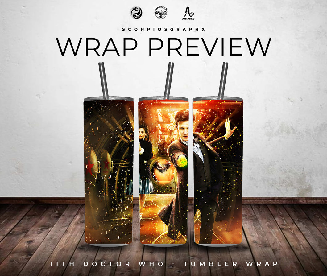 11th Doctor PNG | Sublimation | Tumbler Wrap Design | Digital Download