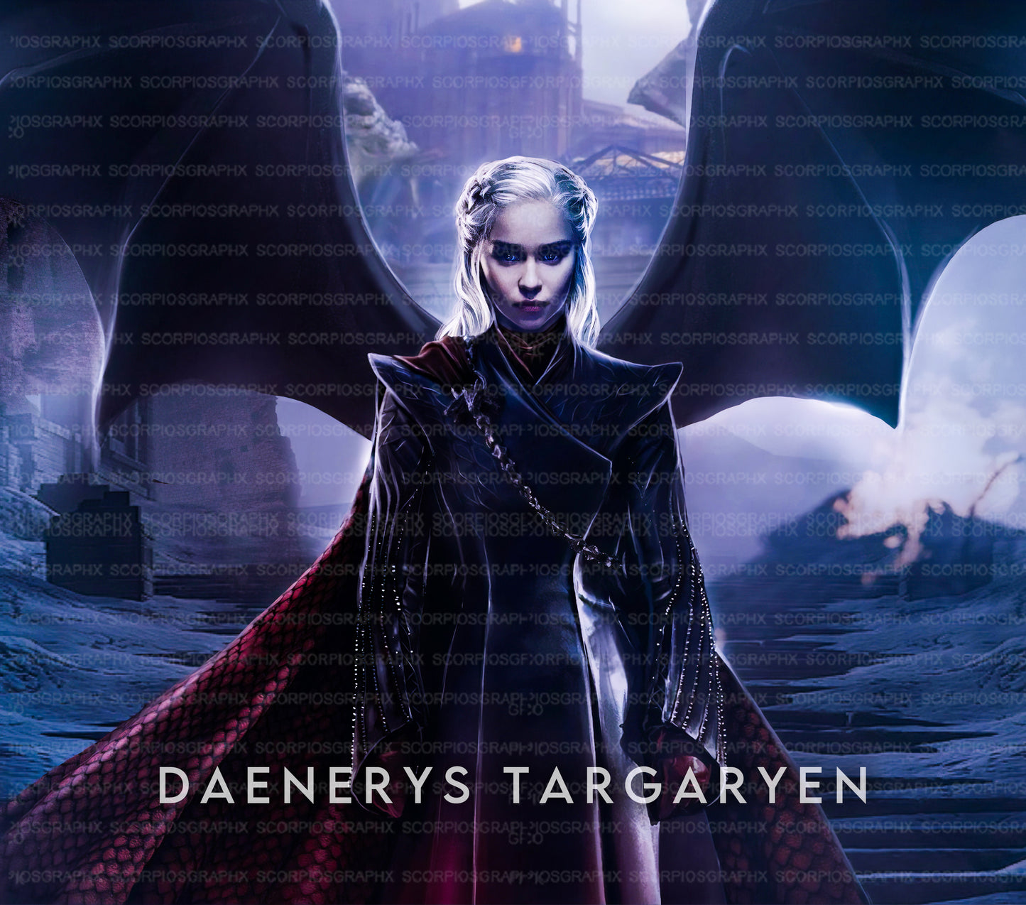 Daenerys Targaryen PNG | Sublimation | Tumbler Wrap Design | Digital Download