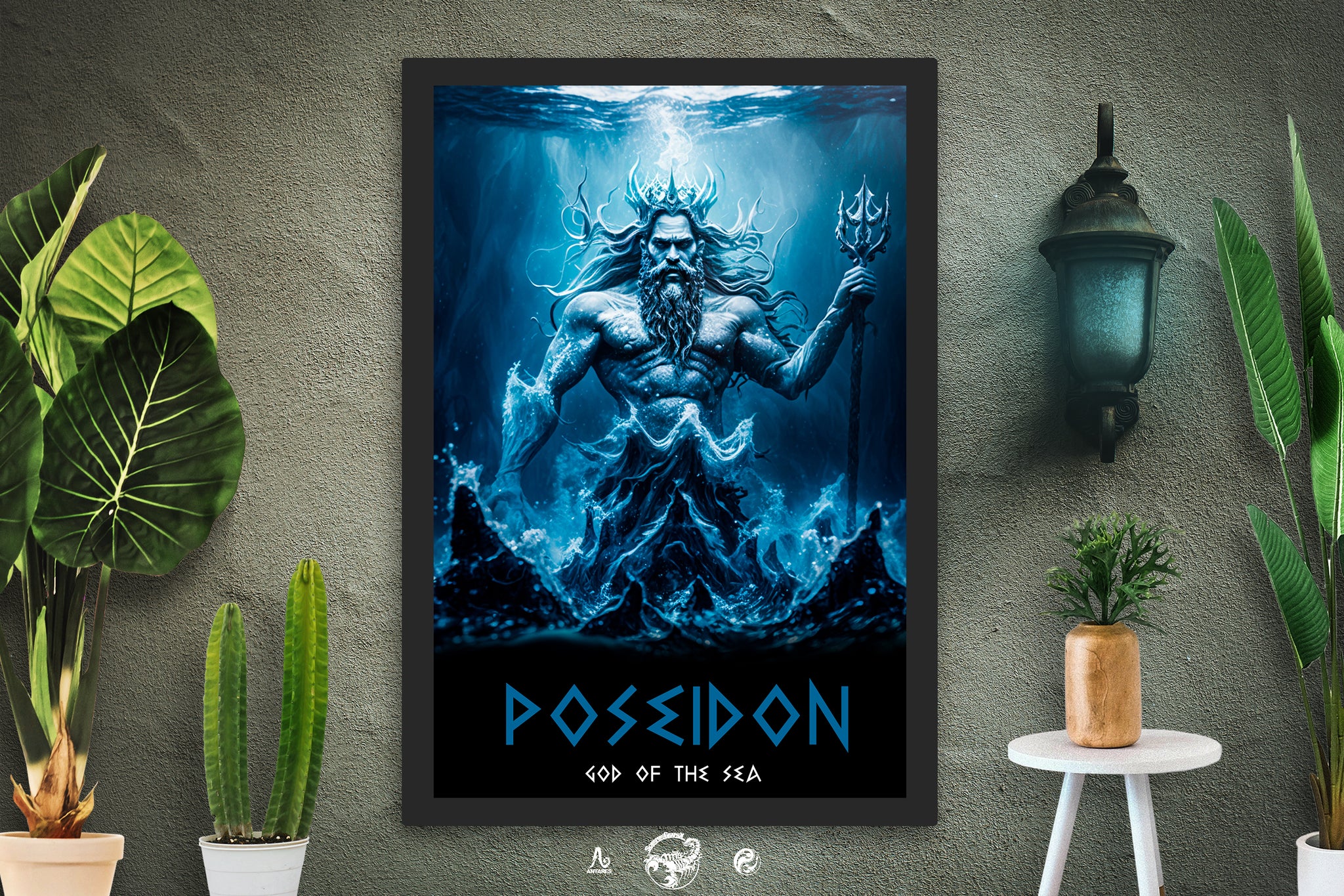 Poseidon Poster - Wall Art – ScorpiosGraphx
