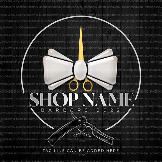 Customized Pre-made Barber Logo Design