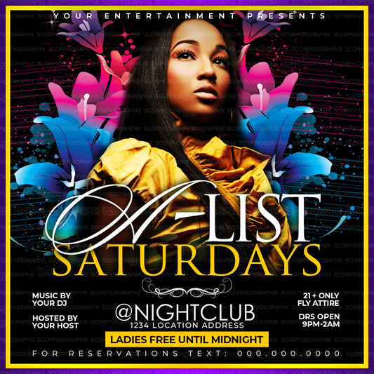 Sexy Saturdays Flyer Template