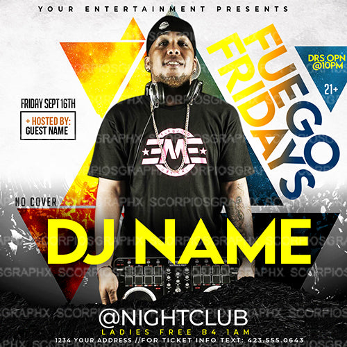 DJ Flyer Template