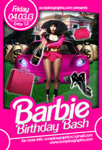 Load image into Gallery viewer, Barbie Flyer Template
