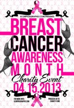Load image into Gallery viewer, Breast Cancer Flyer Template
