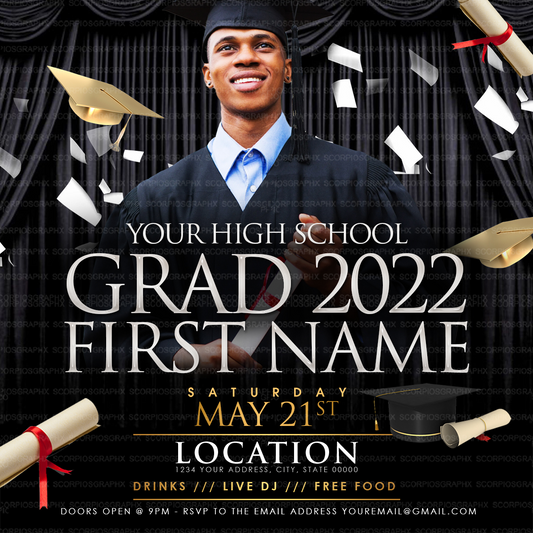 Grad Party Flyer