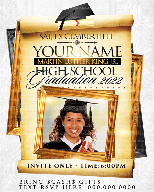 Graduation Flyer Template