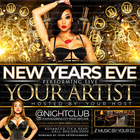 NYE Flyer Template